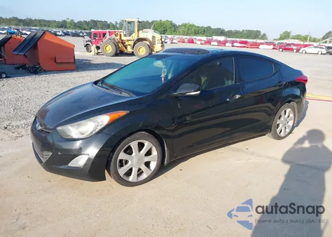 2013 Hyundai Elantra Limited from USA, damaged, VIN 5NPDH4AE6DH420527